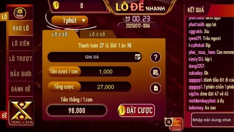 Cá cược lô đề uy tín và chất lượng