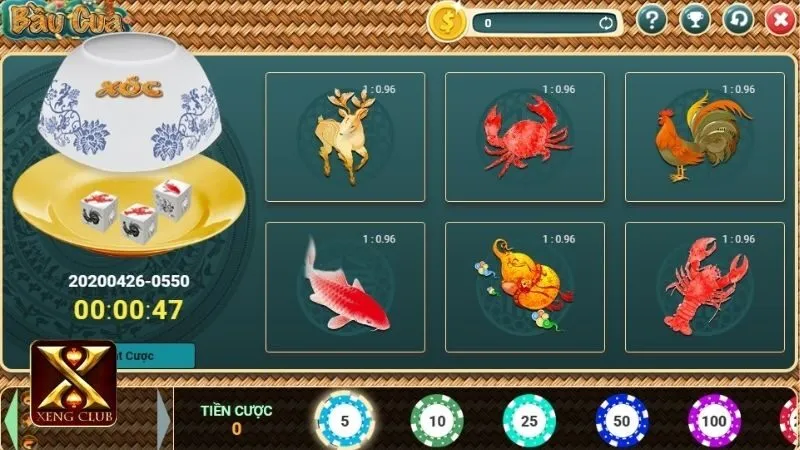 Chơi hiệu quả không cần cách hack bầu cua