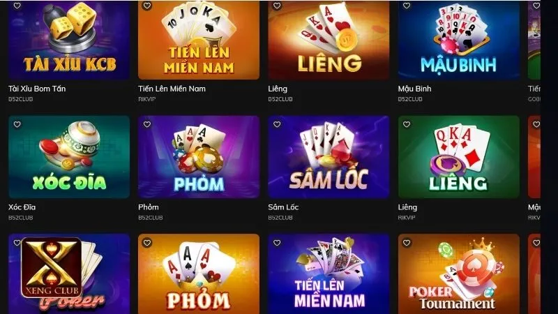 Giới thiệu về game bài Xengclub